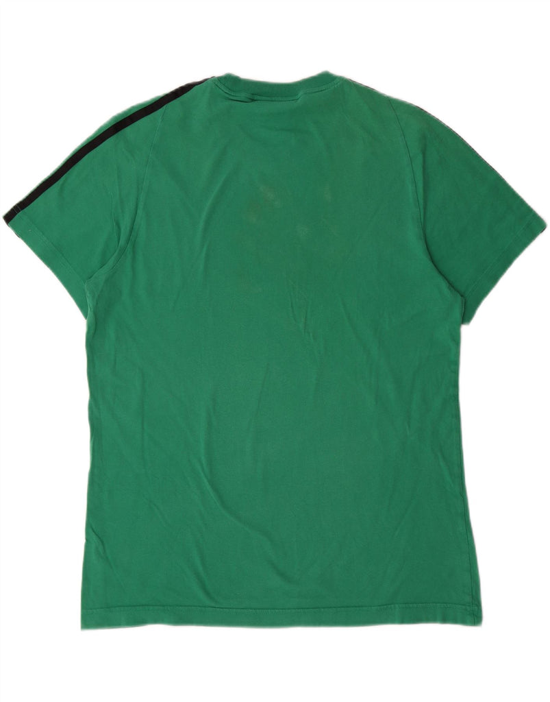 ADIDAS Mens T-Shirt Top Medium Green Vintage Adidas and Second-Hand Adidas from Messina Hembry 