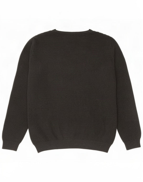 Farah Mens Crew Neck Jumper Sweater XL Grey Cotton