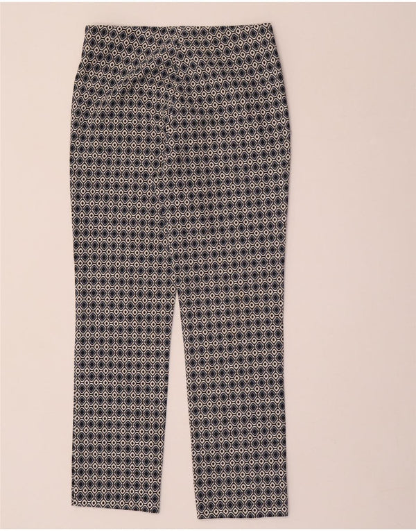 ZARA Womens Casual Trousers Medium W28 L28 Multicoloured Geometric