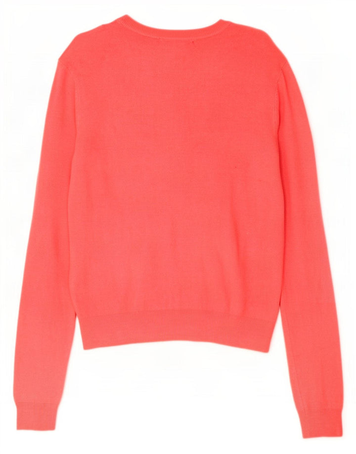Marks & Spencer Womens Cardigan Sweater UK 12 Medium Pink