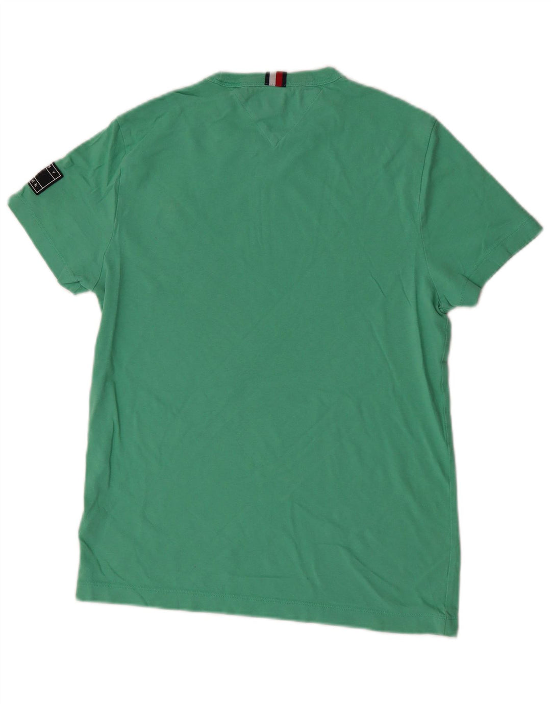 Tommy Hilfiger Mens T-Shirt Top Small Green Cotton