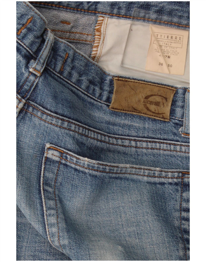 Cavalli Womens Ittierre Bootcut Jeans W36 L34 Blue