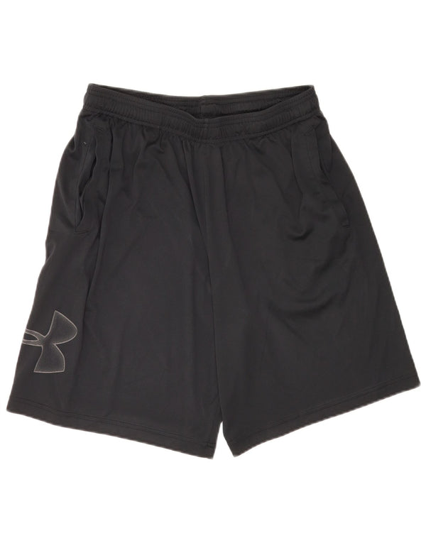 Under Armour Mens Heat Gear Graphic Sport Shorts Large Black