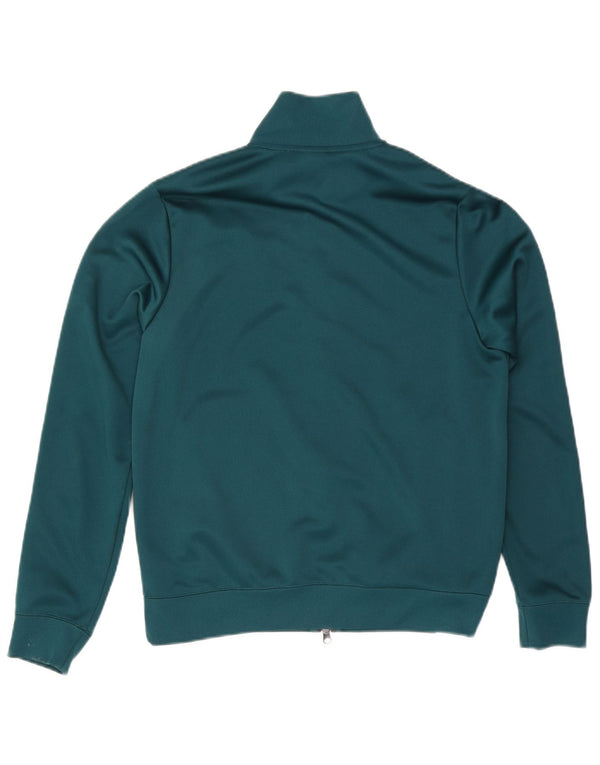 Nike Mens Tracksuit Top Jacket Medium Green Colourblock Polyester