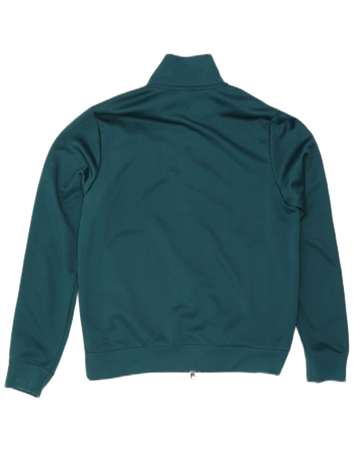 Nike Mens Tracksuit Top Jacket Medium Green Colourblock Polyester