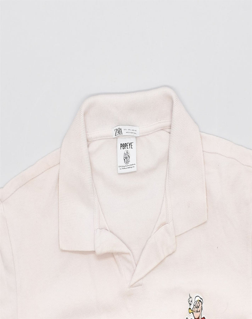 ZARA Mens Polo Shirt Large Pink Colourblock Cotton | Vintage | Thrift | Second-Hand | Used Clothing | Messina Hembry 