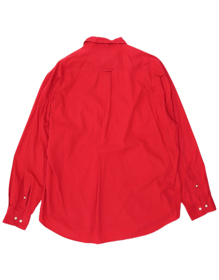 GANT Mens Shirt 2XL Red Cotton
