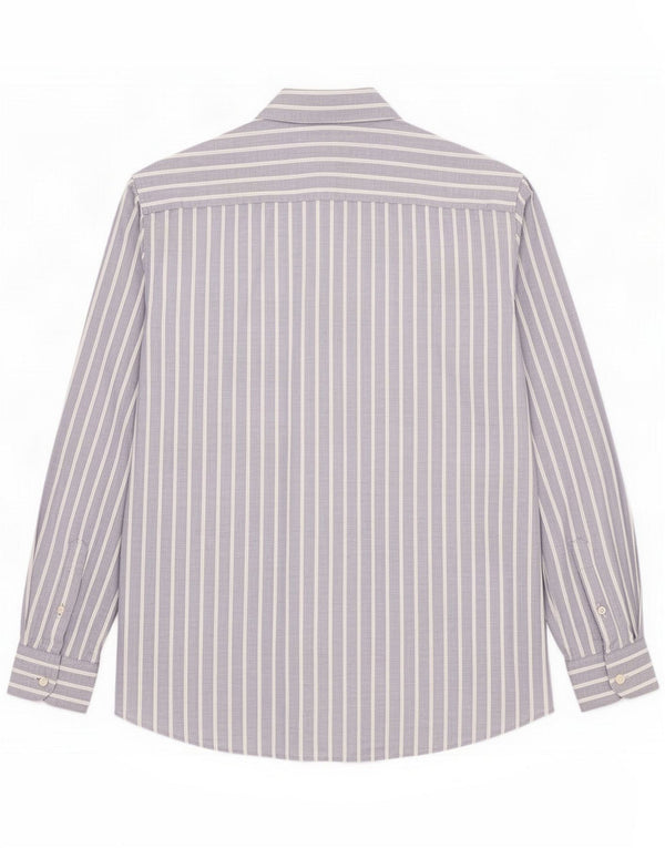 Harmont & Blaine Mens Narrow Fit Shirt 2XL Blue Pinstripe Cotton