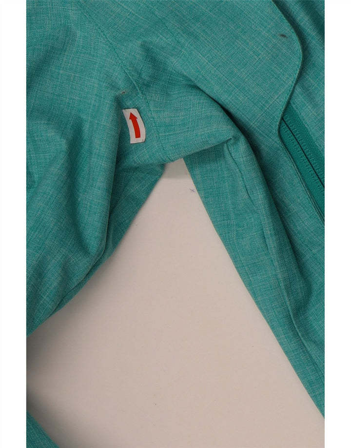 O'Neill Mens Hooded Regular Fit Rain Jacket UK 36 Small Turquoise Polyester