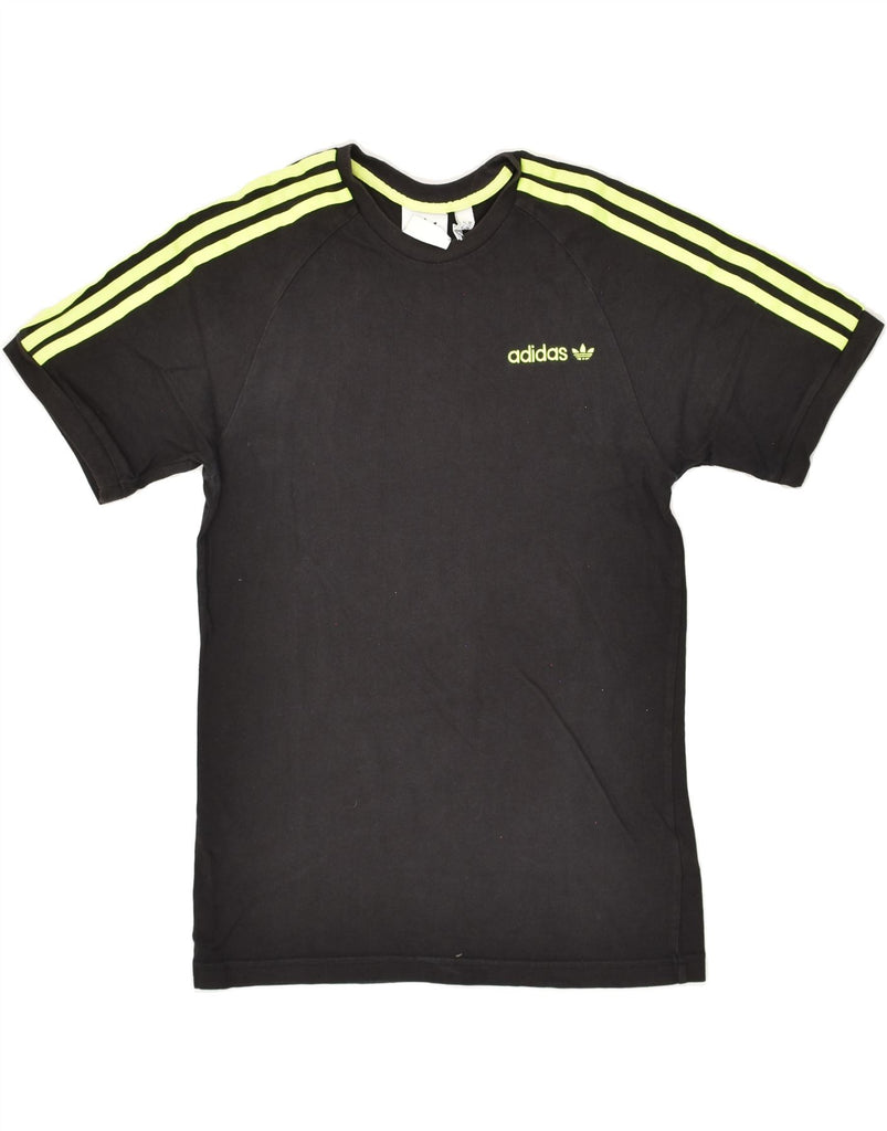 ADIDAS Mens T-Shirt Top XS Black Cotton | Vintage Adidas | Thrift | Second-Hand Adidas | Used Clothing | Messina Hembry 