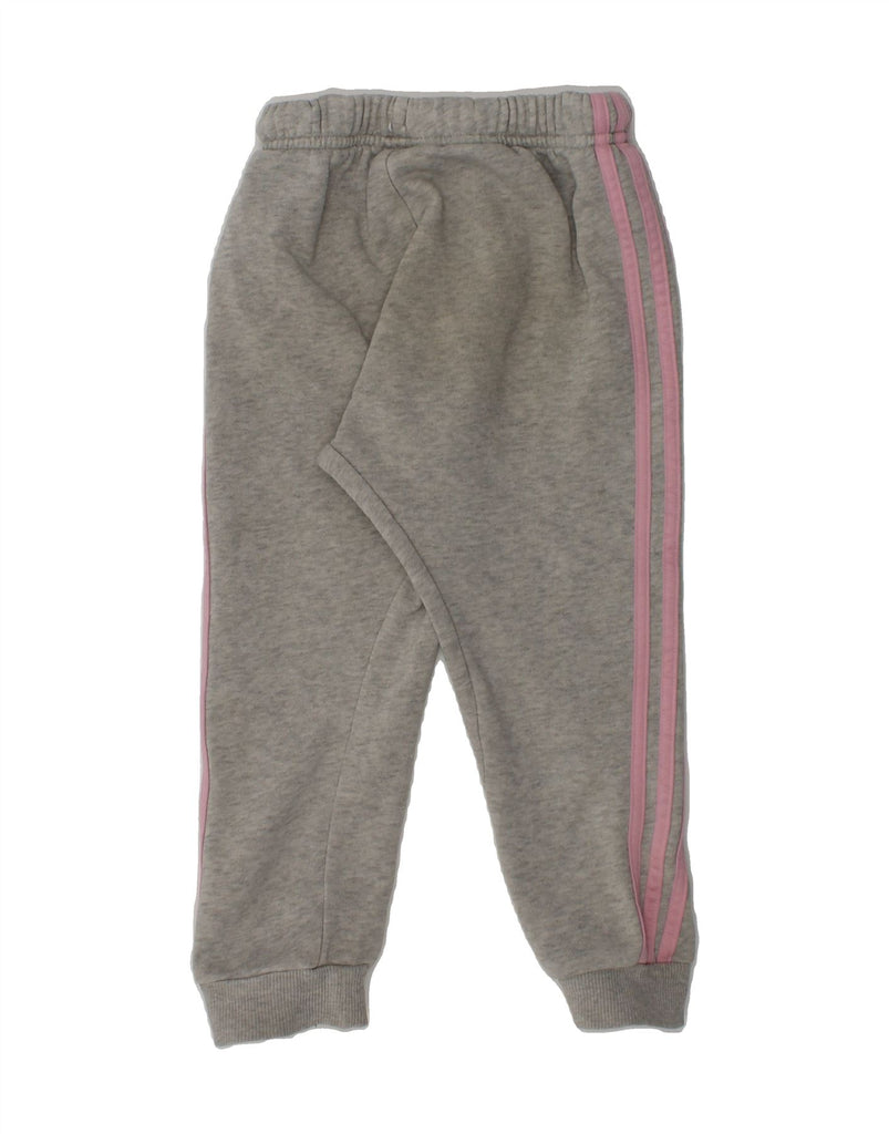 ADIDAS Girls Tracksuit Trousers Joggers 2-3 Years Grey Cotton | Vintage Adidas | Thrift | Second-Hand Adidas | Used Clothing | Messina Hembry 