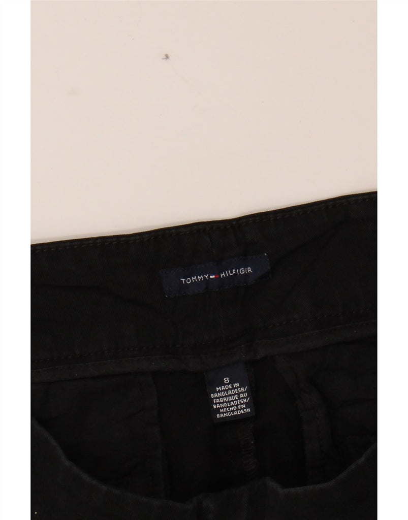 TOMMY HILFIGER Womens Straight Capri Trousers US 8 Medium W31 L24 Black Vintage Tommy Hilfiger and Second-Hand Tommy Hilfiger from Messina Hembry 