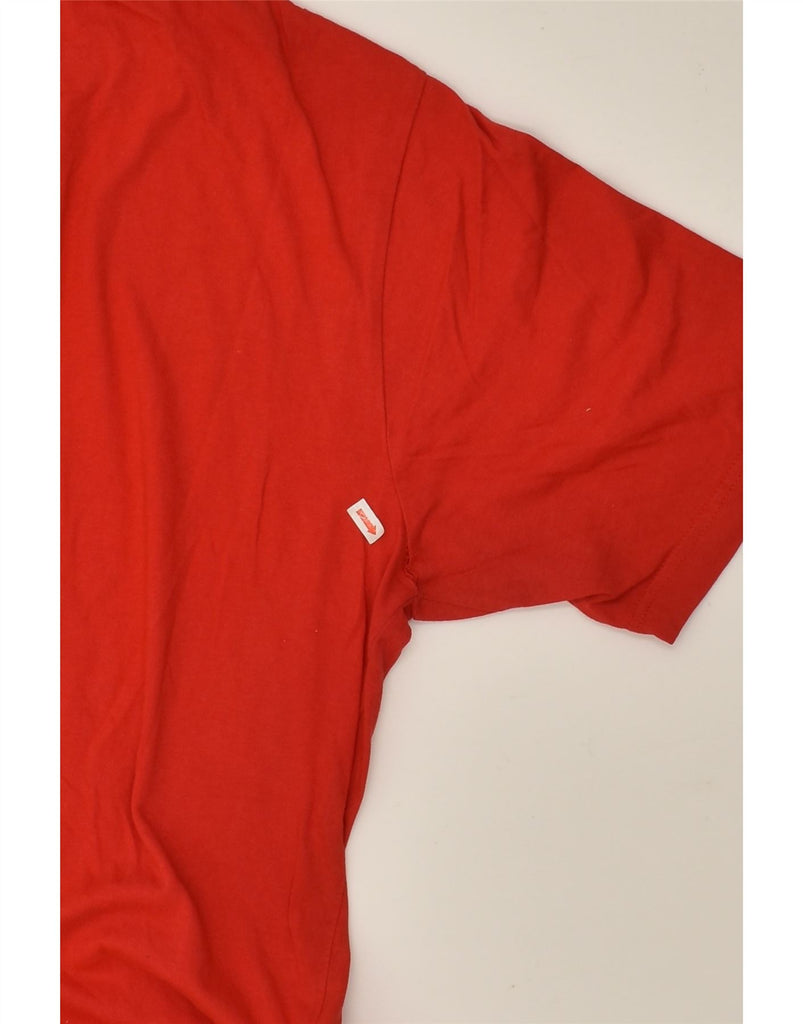 KAPPA Mens T-Shirt Top Large Red Cotton | Vintage Kappa | Thrift | Second-Hand Kappa | Used Clothing | Messina Hembry 