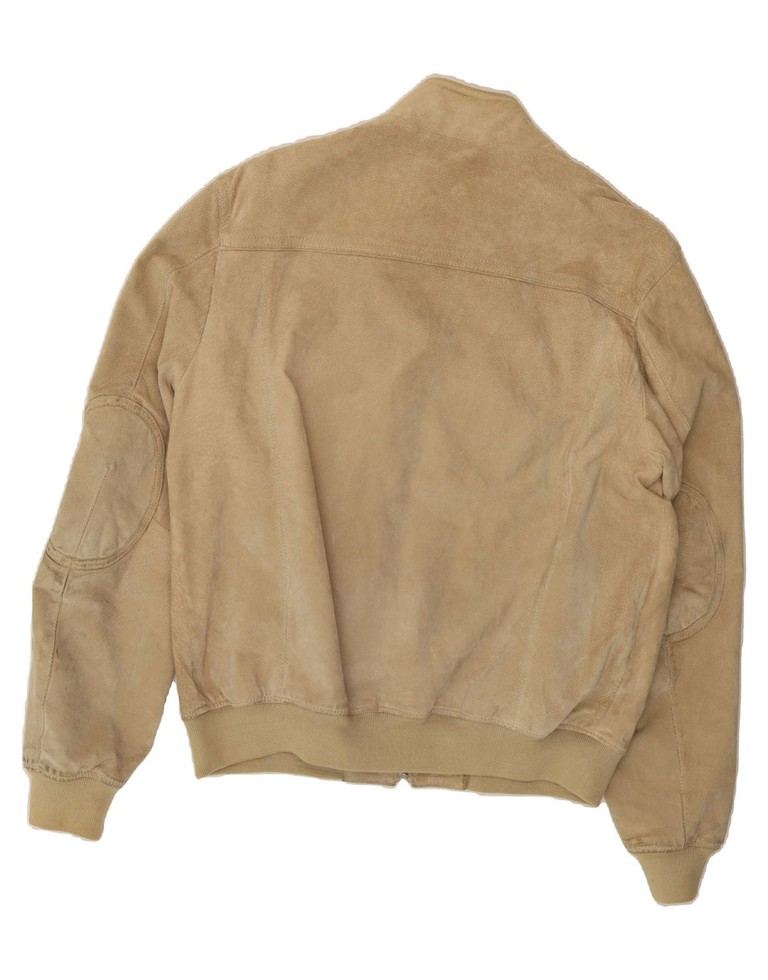 CONBIPEL Mens Suede Bomber Jacket IT 56 3XL Beige Leather Vintage Conbipel and Second-Hand Conbipel from Messina Hembry 