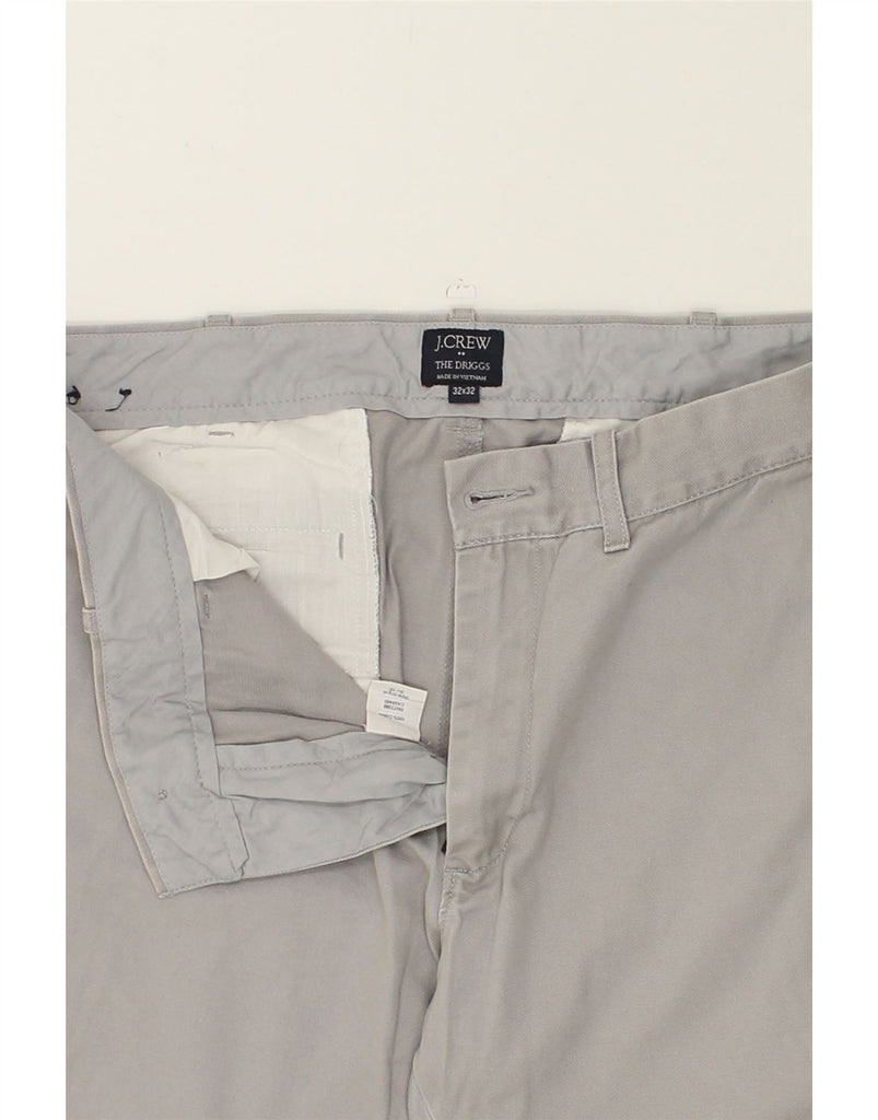 J. CREW Mens The Driggs Tapered Chino Trousers W32 L32 Grey Cotton | Vintage J. Crew | Thrift | Second-Hand J. Crew | Used Clothing | Messina Hembry 