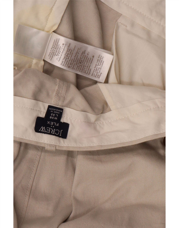 J. CREW Mens Flex Straight Chino Trousers W38 L32 Beige Cotton Vintage J. Crew and Second-Hand J. Crew from Messina Hembry 