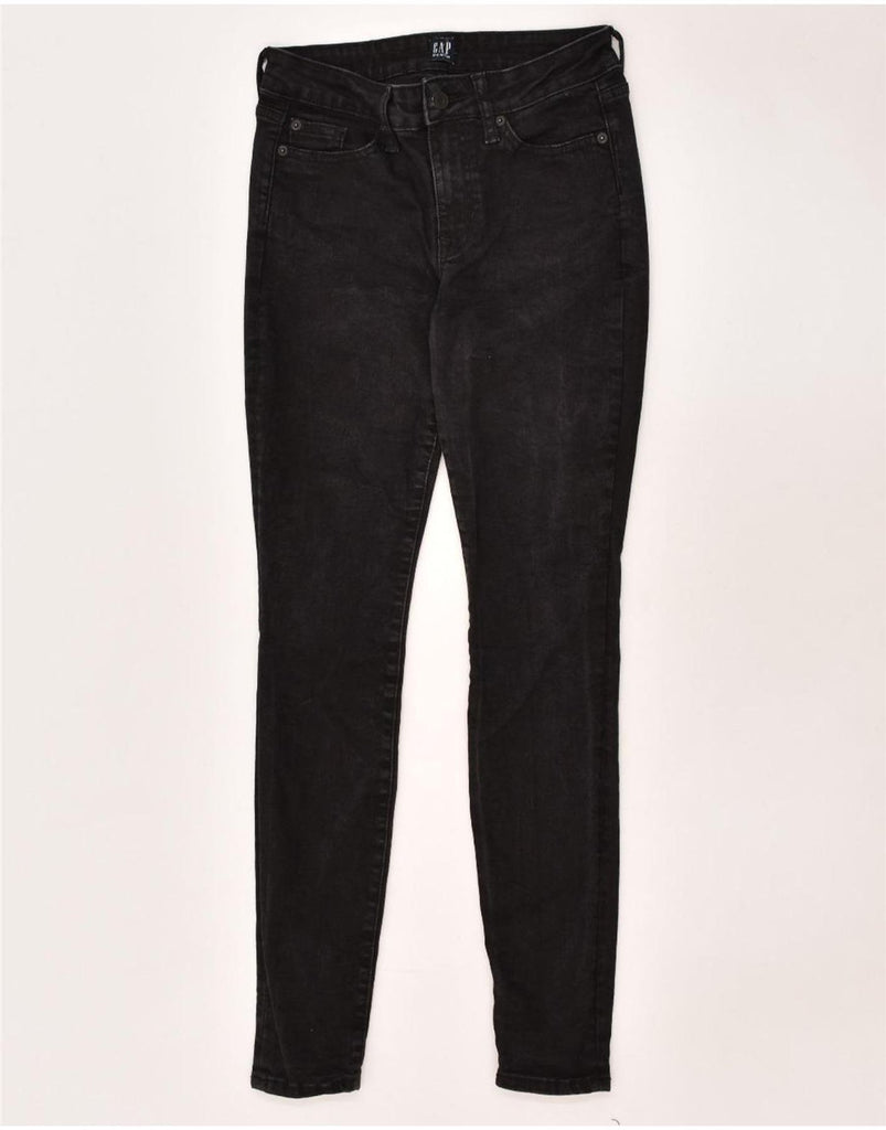 GAP Womens Skinny Jeans W25 L28  Black Cotton | Vintage Gap | Thrift | Second-Hand Gap | Used Clothing | Messina Hembry 