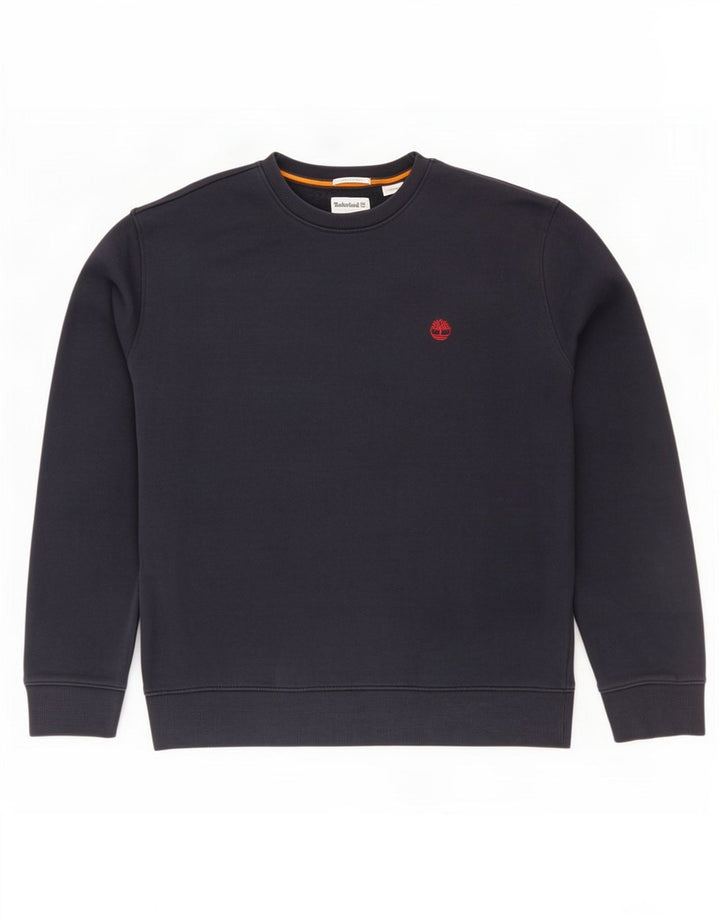 Timberland Mens Regular Fit Sweatshirt Jumper 2XL Navy Blue