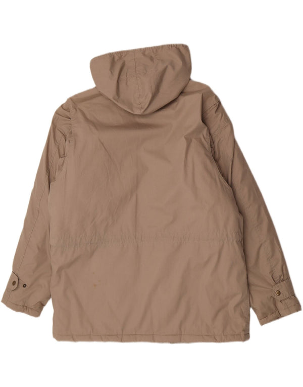 Rica Lewis Mens Hooded Loose Fit Windbreaker Jacket UK 38 Medium Beige