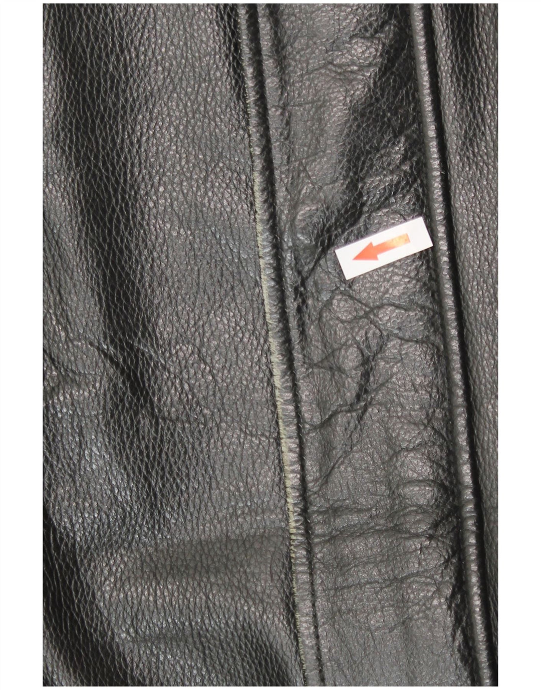Private Mens Leather Jacket IT 54 2XL Black Leather