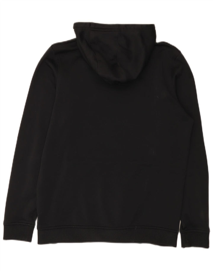 Under Armour Mens Cold Gear Graphic Hoodie Jumper Small Black Polyester