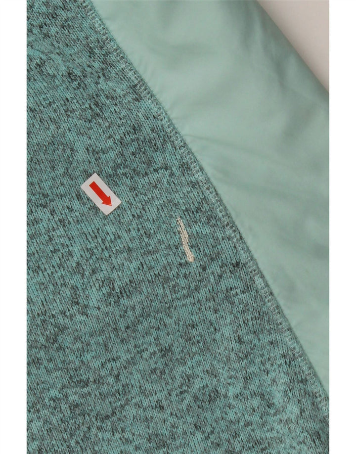 HELLY HANSEN Womens Tracksuit Top Jacket UK 14 Large Green Colourblock