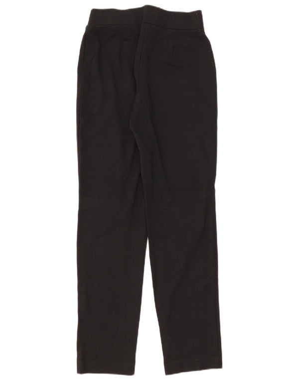 Marks & Spencer Womens Slim Casual Trousers UK 8 Small W26 L28 Black