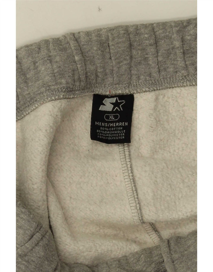 Starter Mens Tracksuit Trousers XL Grey Flecked Cotton