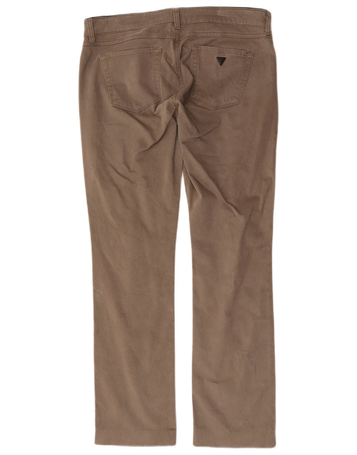 Guess Womens Bootcut Casual Trousers W32 L30 Grey Lyocell