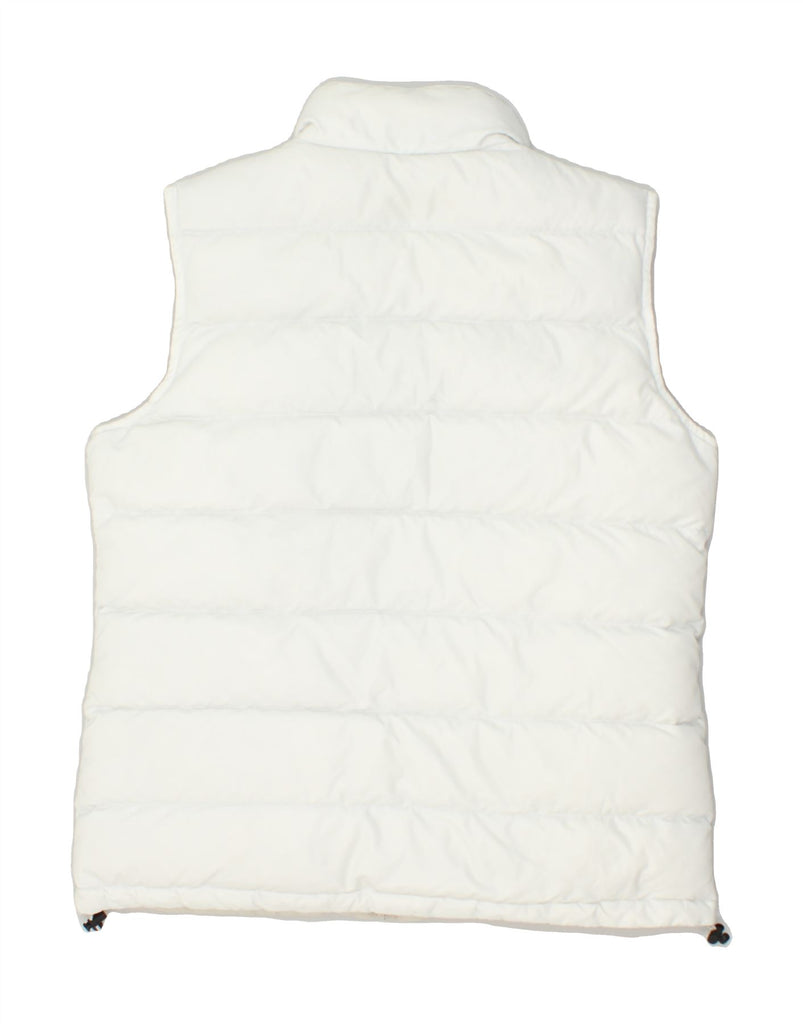 NORTH SAILS Womens Reversible Padded Gilet UK 16 Large White Polyamide | Vintage North Sails | Thrift | Second-Hand North Sails | Used Clothing | Messina Hembry 