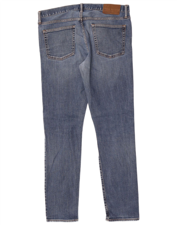 Gap Mens Skinny Jeans W33 L32 Blue Cotton