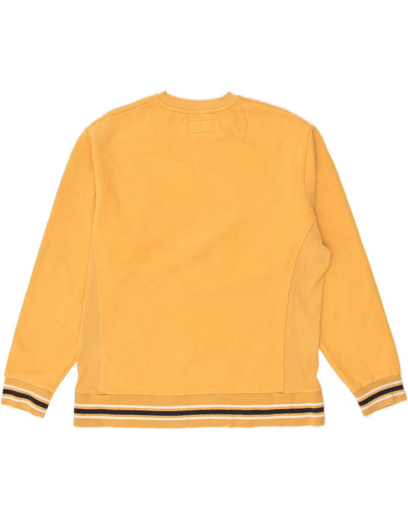 SUPERDRY Mens Sweatshirt Jumper Small Yellow Cotton | Vintage Superdry | Thrift | Second-Hand Superdry | Used Clothing | Messina Hembry 