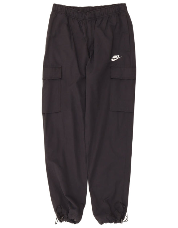 Nike Mens Cargo Tracksuit Trousers Joggers Small  Black Cotton