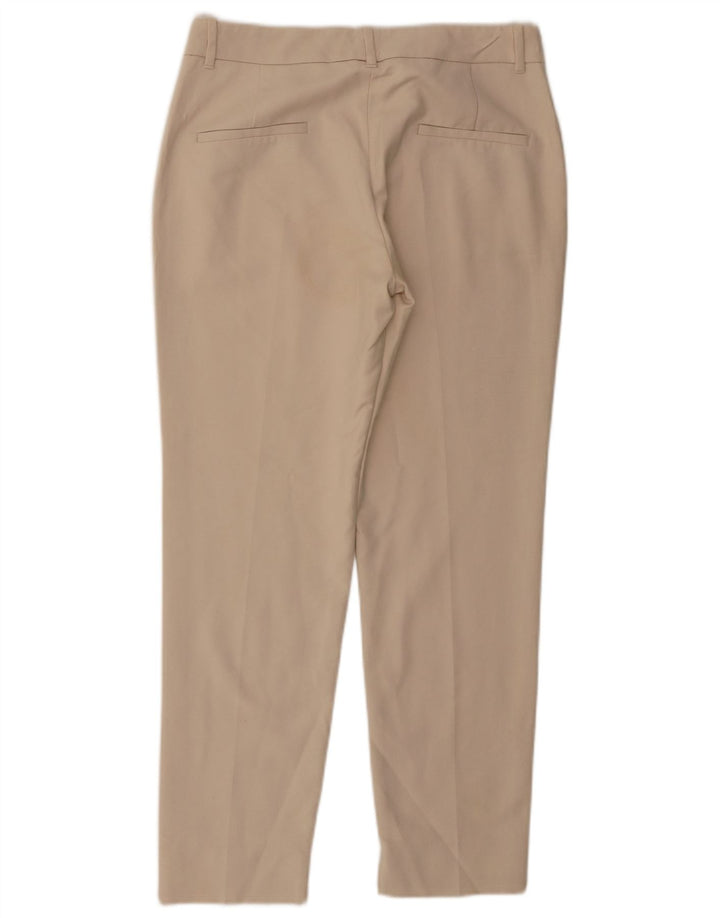 Zara Womens Tapered Chino Trousers Medium W28 L27 Beige