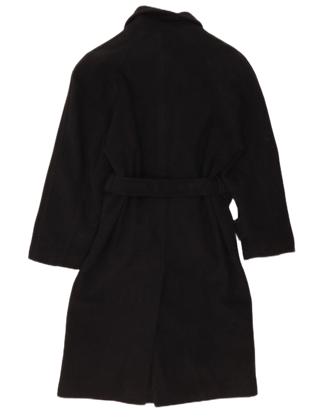 POP 84 Mens Overcoat UK 36 Small Black Wool