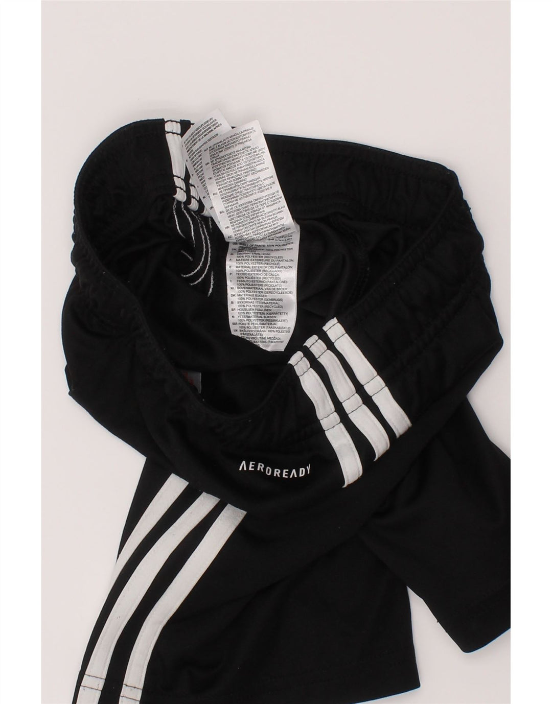 Adidas Boys Aeroready Sport Shorts 7-8 Years  Black Polyester