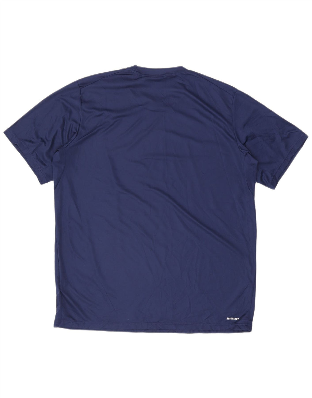 Adidas Mens Aeroready T-Shirt Top XL Navy Blue Polyester