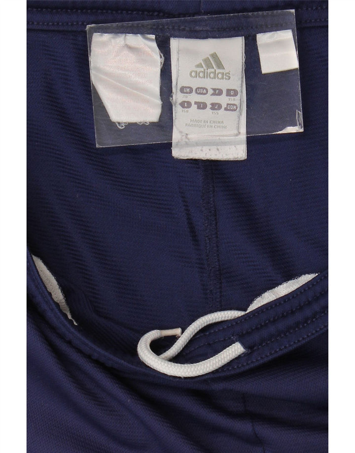 Adidas Mens Climalite Sport Shorts Small  Navy Blue Colourblock Polyester