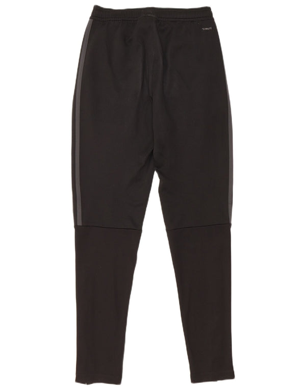 Adidas Womens Climalite Tracksuit Trousers UK 6 XS Black Polyester