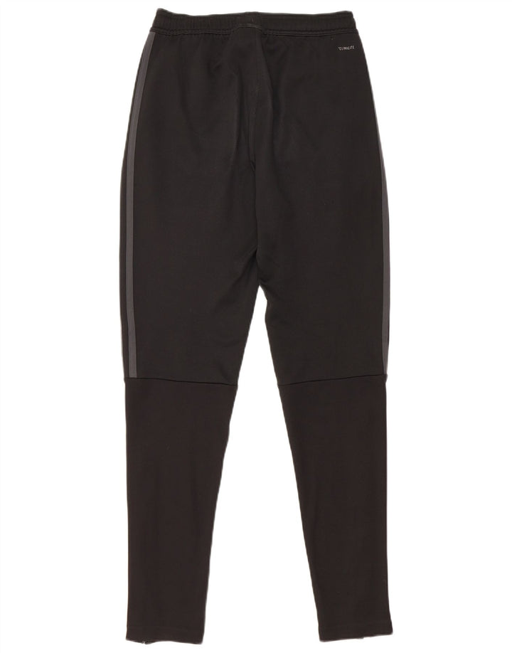 Adidas Womens Climalite Tracksuit Trousers UK 6 XS Black Polyester