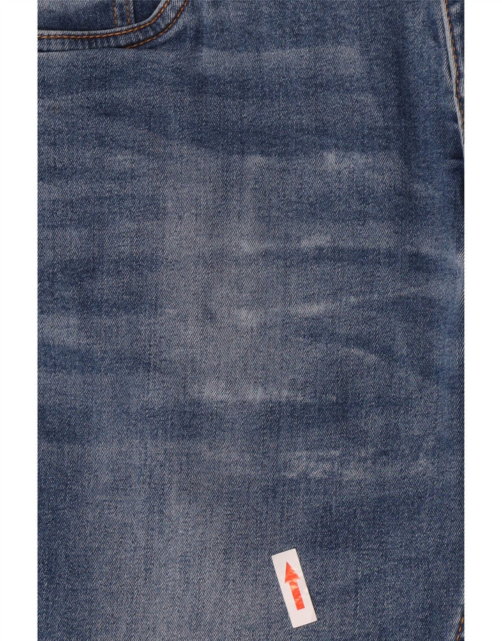 Dack's Womens Crop Slim Jeans IT 46 Large W30 L24 Blue Cotton