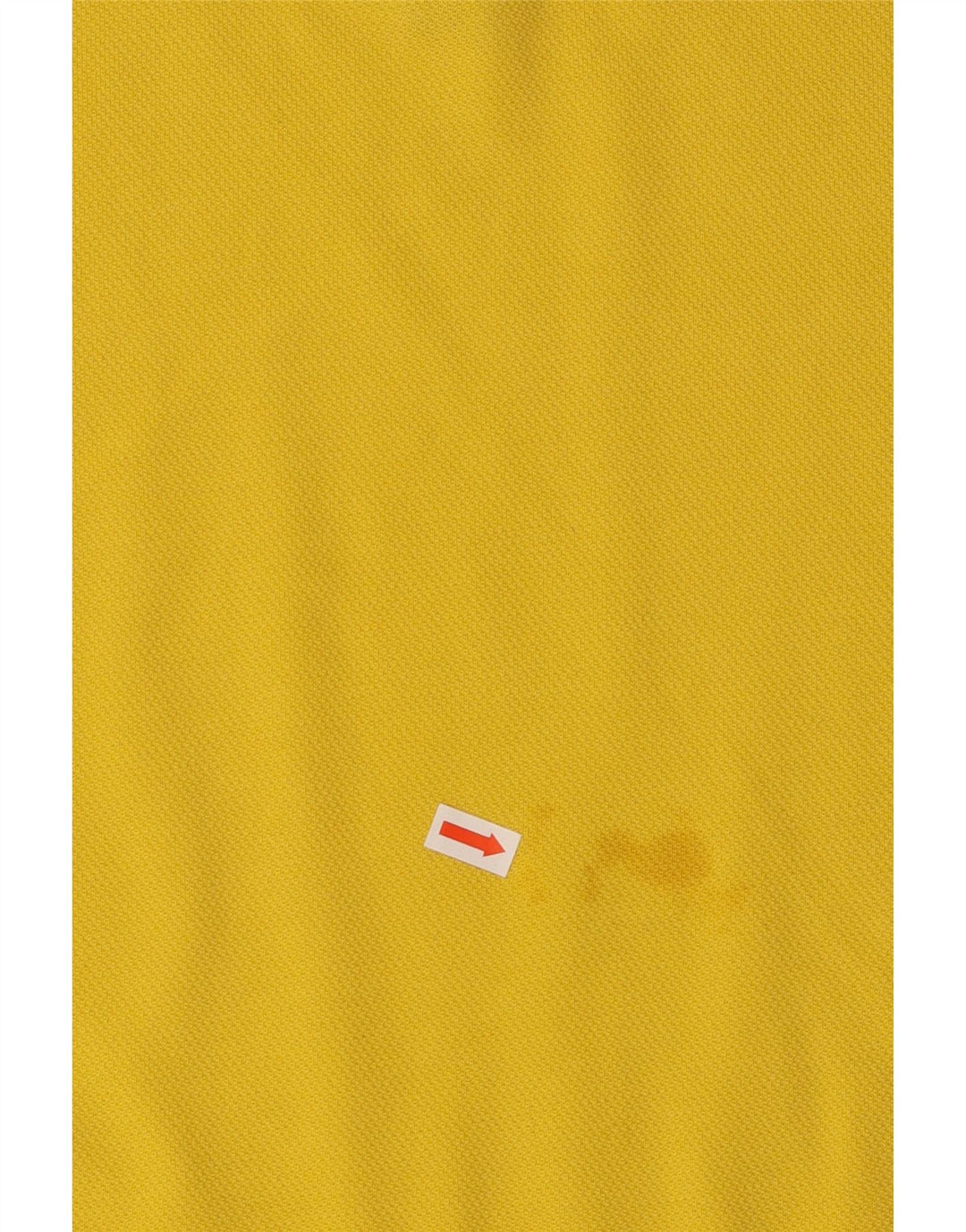 THE NORTH FACE Mens Polo Shirt Large Yellow Cotton