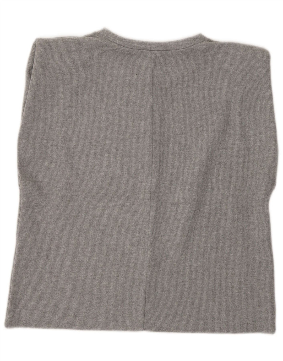 Zara Womens Vest Top UK 14 Medium Grey Polyester
