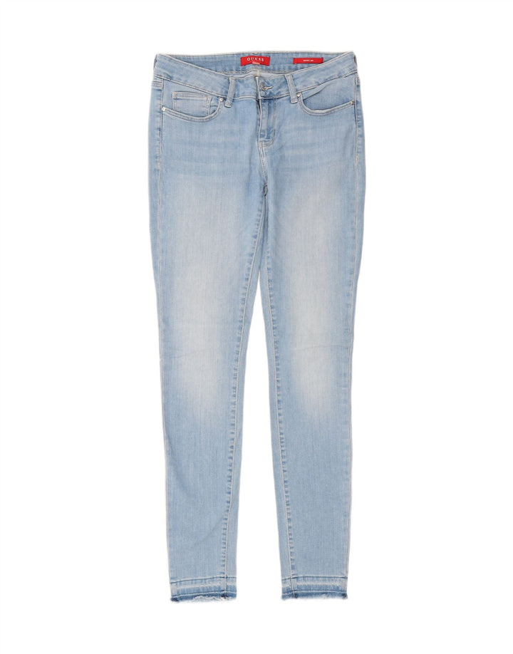 GUESS Womens Mid Rise Skinny Jeans W29 L33 Blue Vintage Guess and Second-Hand Guess from Messina Hembry 