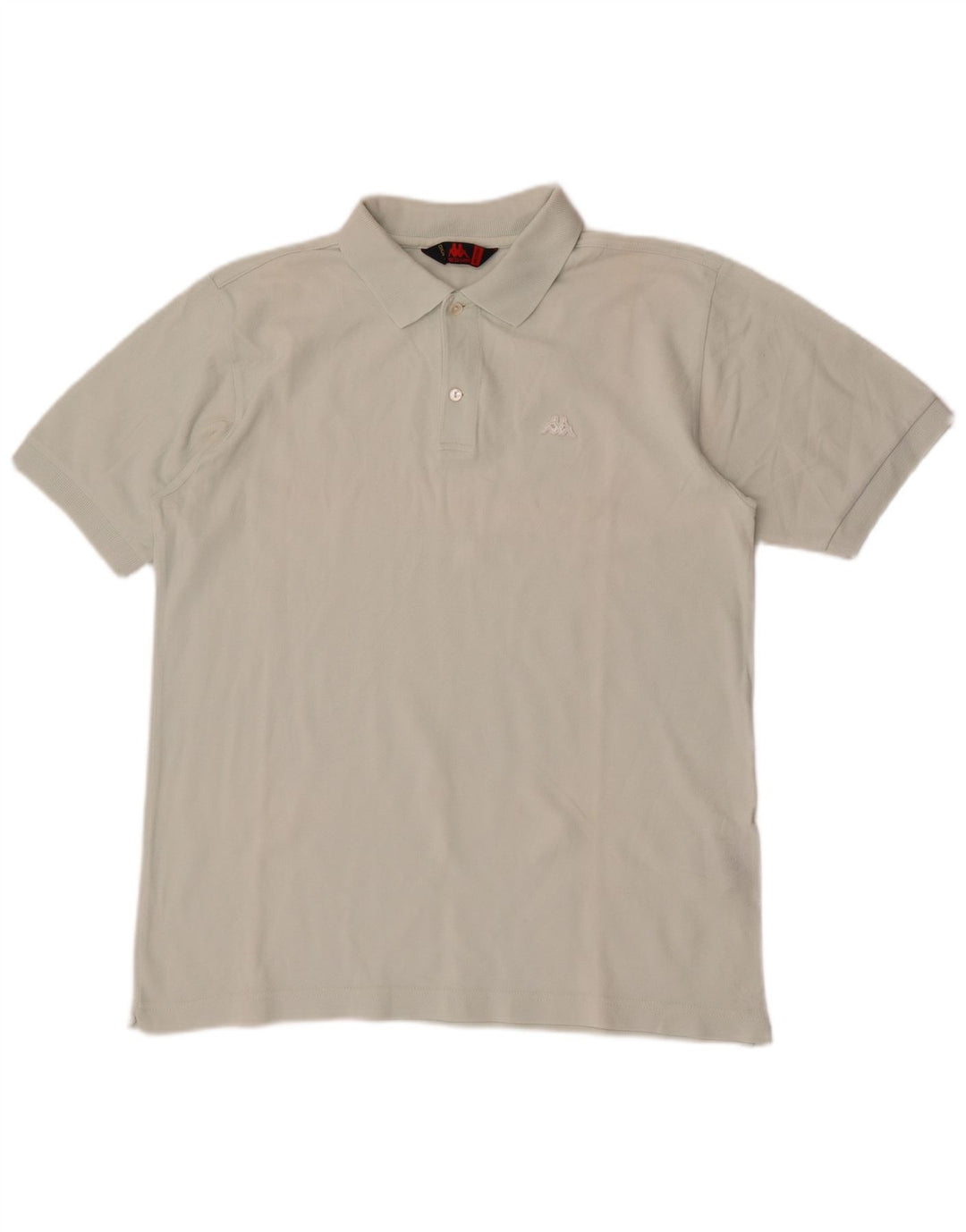 Kappa Mens Polo Shirt Medium Blue Cotton