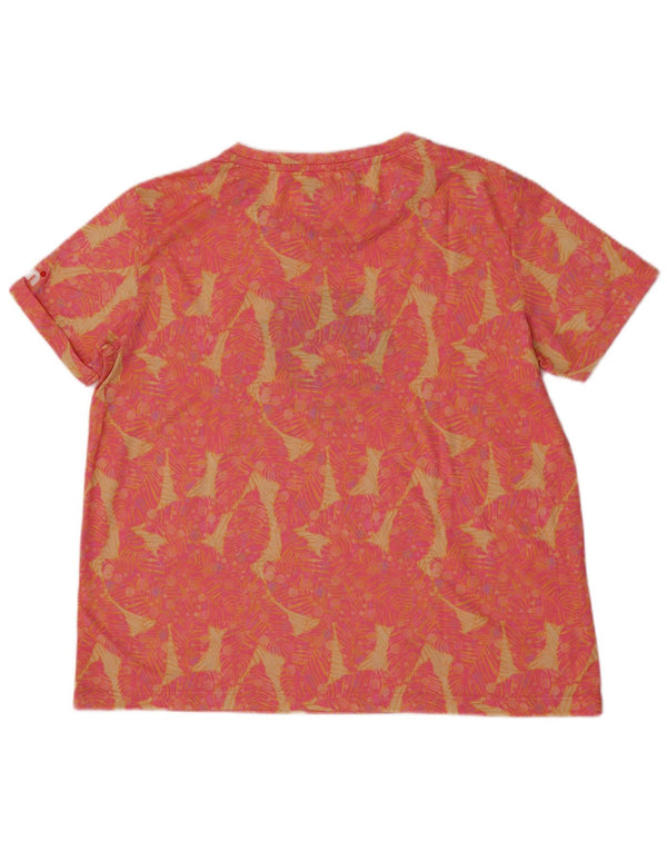 Mistral Womens Graphic T-Shirt Top UK 14 Medium Pink Floral