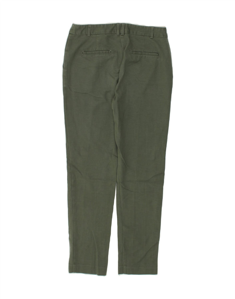 OASIS Womens Slim Chino Trousers UK 8 Small W26 L27 Green Cotton | Vintage Oasis | Thrift | Second-Hand Oasis | Used Clothing | Messina Hembry 