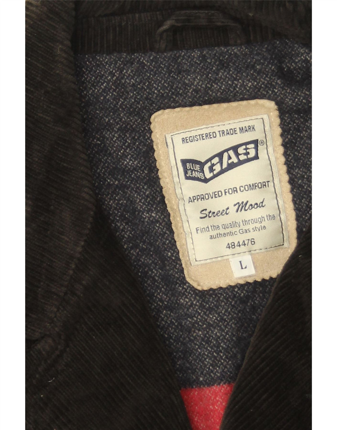 Gas Mens Corduroy Jacket UK 40 Large Brown