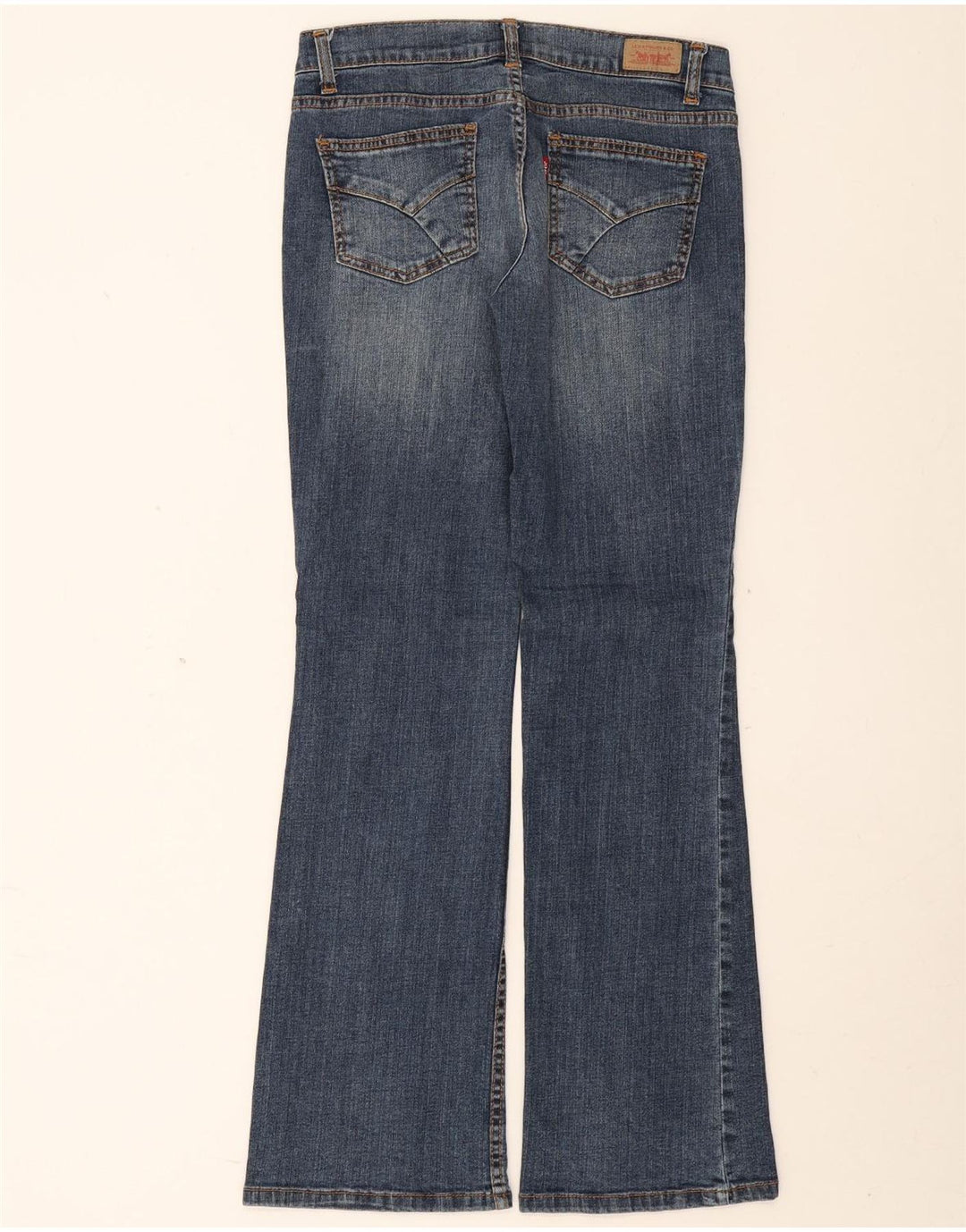 Levi's Womens Flared Jeans US 7 Medium W30 L31 Blue Cotton
