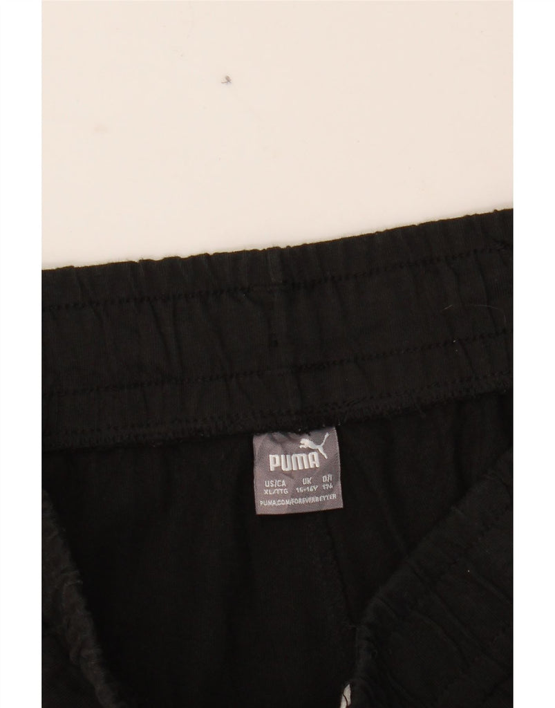 PUMA Boys Graphic Sport Shorts 15-16 Years  Black Cotton Vintage Puma and Second-Hand Puma from Messina Hembry 
